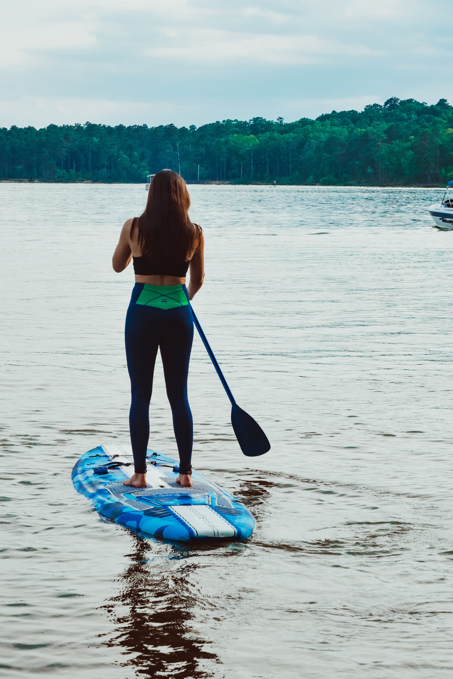 Jala Clothing's Stand Up Paddleboarding Legging in fun prints is